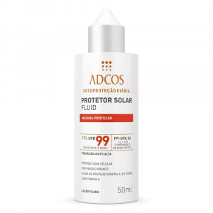 Protetor Solar Fluid Adcos FPS 99 Máxima Proteção 50ml