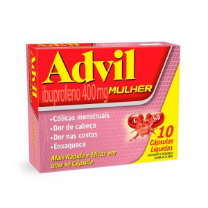 Advil Mulher 400mg com 10 Cápsulas
