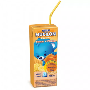 Bebida Láctea Mucilon Prontinho Banana e Pêssego 190ml