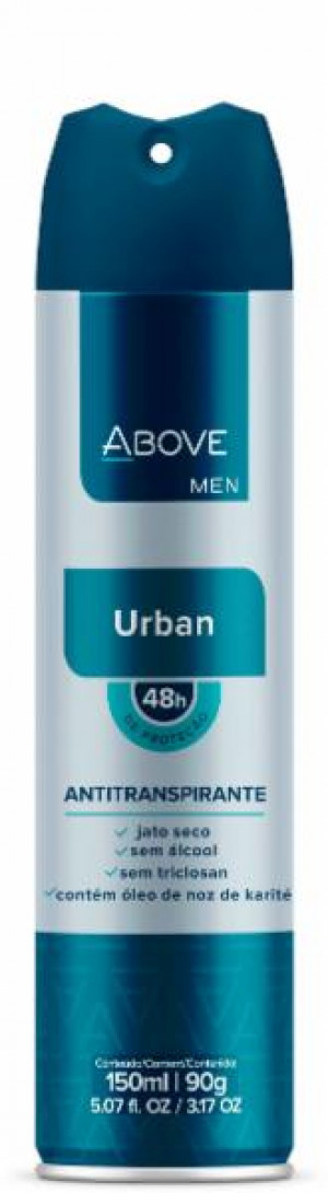 Desodorante Aerossol Above Urban Men Masculino 150ml
