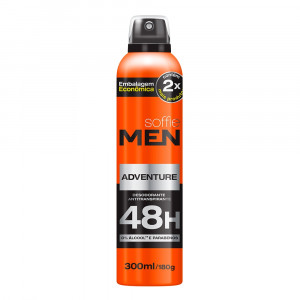 Desodorante Antitranspirante Soffie Men Adventure 300ml