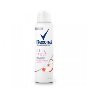 Desodorante Rexona Aerosol Stay Fresh Flores Brancas 180ml