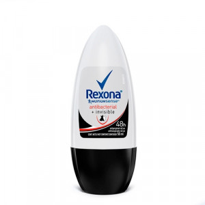 Desodorante Rexona Rollon Feminino Invisible Antibacterial 50ml