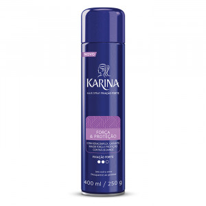 Hair Spray Karina Força & Proteção Fixação forte 400ml