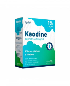 Kaodine 10mg/ml Emulsão Tópica para Lêndeas e Piolhos 60ml