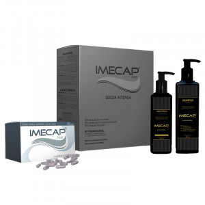 Kit Imecap Hair Queda Intensa (Shampoo 300ml + Loção 100ml + 30 Cápsulas)