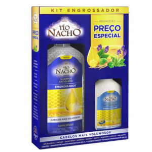Kit Engrossador Tío Nacho Shampoo 415ml + Condicionador 200ml