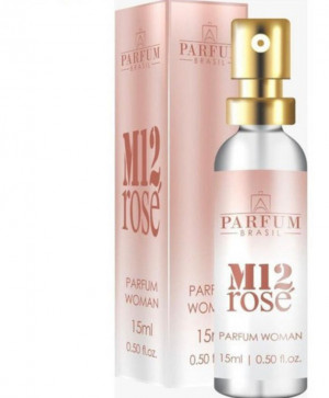 Perfume Feminino Parfum Brasil M12 Rosé 15ml