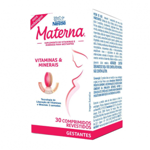 Materna Suplemento Vitamínico Mineral para Gestante 30 Comprimidos