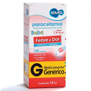 Paracetamol Bebê 100mg/ml Gotas 15ml