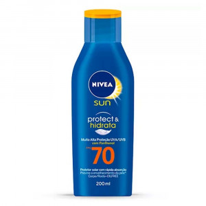 Protetor Solar Nivea Sun FPS 70 Protect & Hidrata 200ml