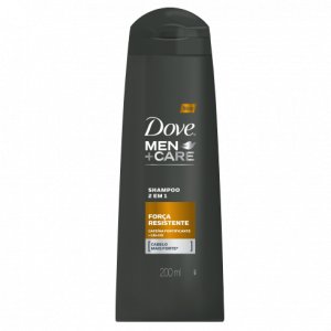 Shampoo Dove Men+ Care 2 em 1 Força Resistente 200ml