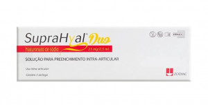 Suprahyal Duo (Hialuronato de Sódio) Injetável 10mg com 1 Seringa