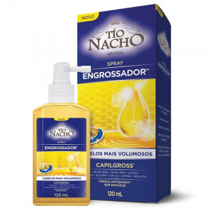 Tônico Antiqueda Tio Nacho Spray Engrossador 120ml