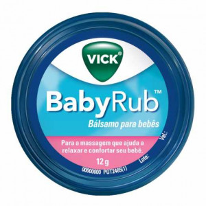 Vick Babyrub Calmante para Bebês 12g
