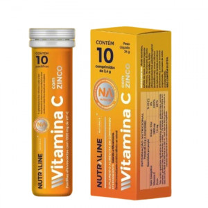 Vitamina C com Zinco 1g com 10 Comprimidos Efervescentes 