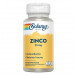 Zinco 25mg Solaray Vegano com 60 Comprimidos